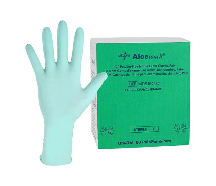 AloeTouch Sterile 12 Inch Powder-Free Nitrile Exam Gloves - Image 3