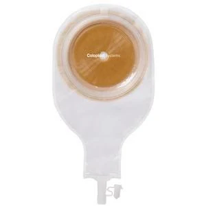 Assura One-Piece Drainable Pouch, Filter, 11-1/4" L, Integrated Closure, Transparent, Cut-to-Fit Convex Skin Barrier, 3/4" to 1-3/4", Box of 10