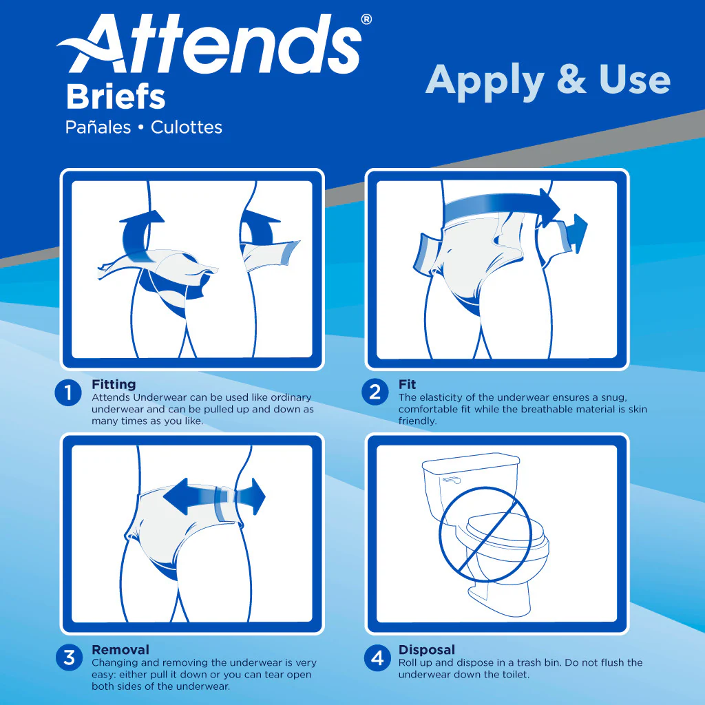 Attends Briefs, Ultimate Absorbency - Image 21