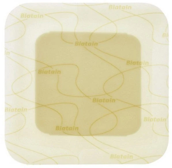 Biatain Adhesive Foam Dressing Box of 5, Tan