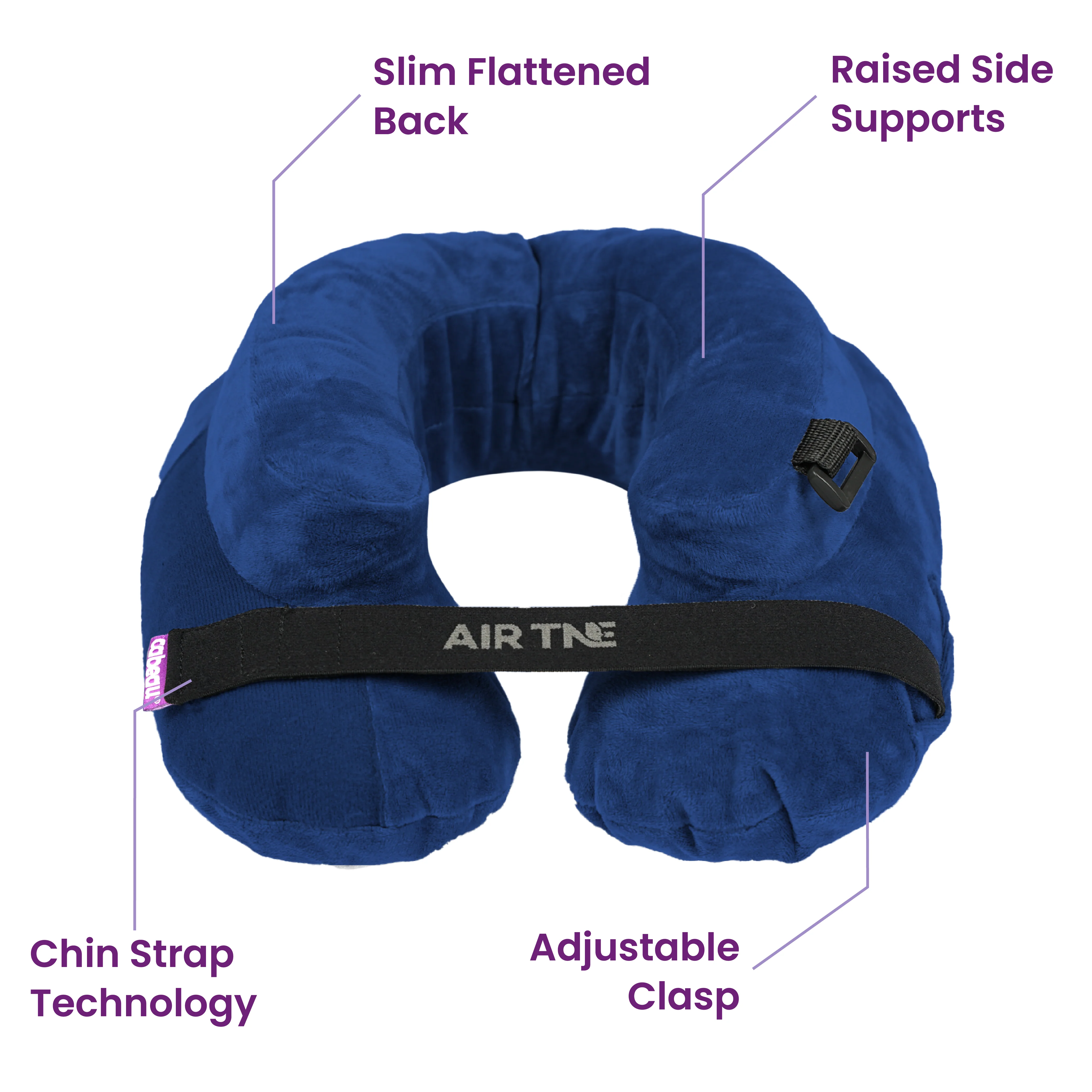 Cabeau AirTNE Inflatable Travel Neck Pillow, Lightweight, One Size, Multiple Colors - Image 7