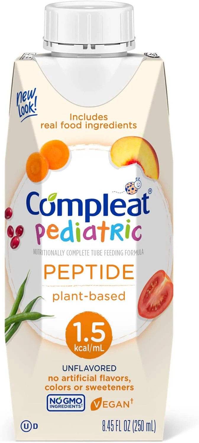 Compleat Pediatric Peptide 1.5 Tube Feeding Formula, Unflavored, 8.45 FL OZ