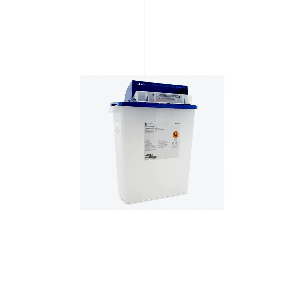 Covidien 8836SA Pharmaceutical Waste Container, Case of 10
