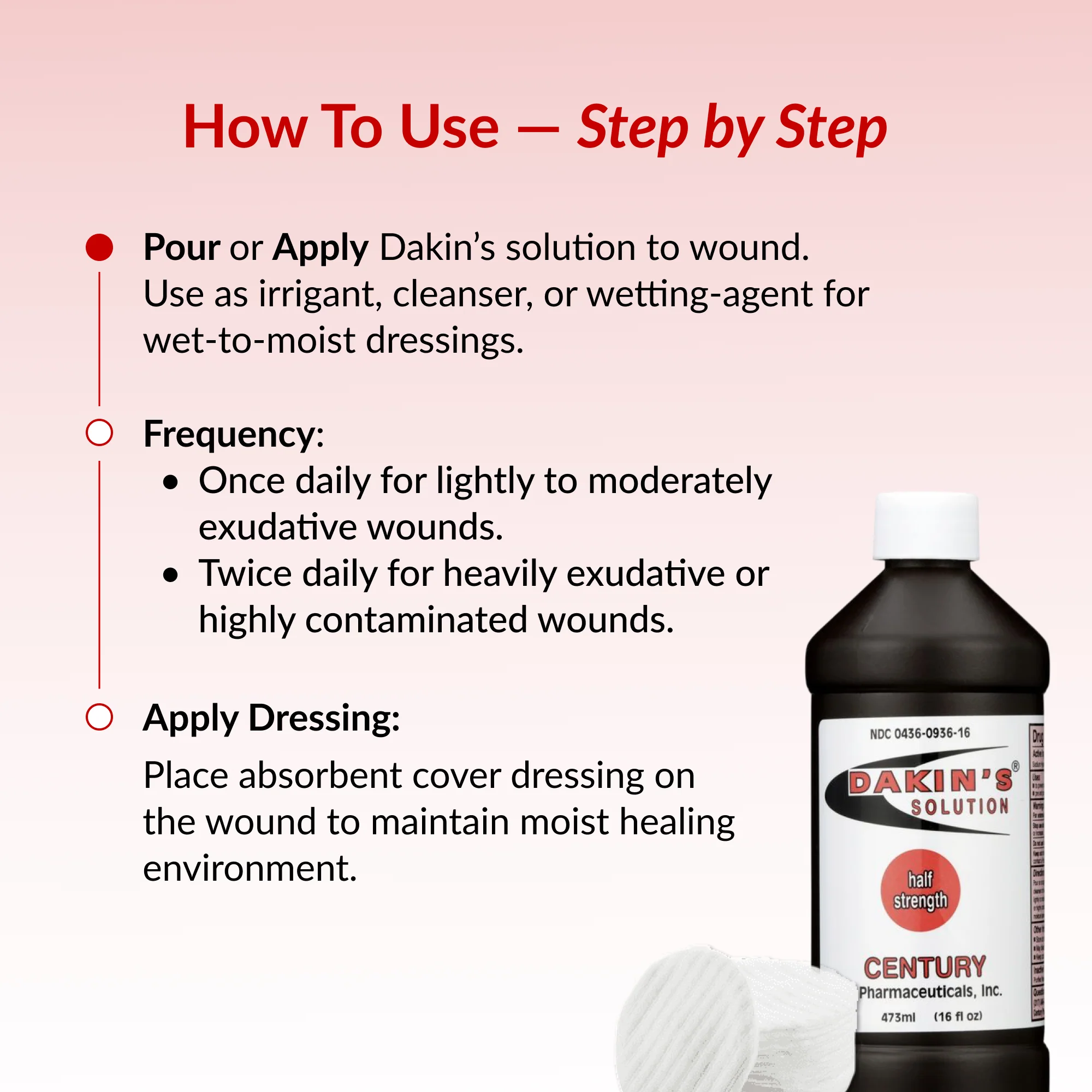 Dakin's Solution Sodium Hypochlorite Wound Cleanser - Image 18