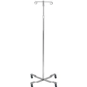 Drive Economy IV Pole, 4 Leg with Removable Top, 40" to 82" Adjustable Height Chrome, 1 Count