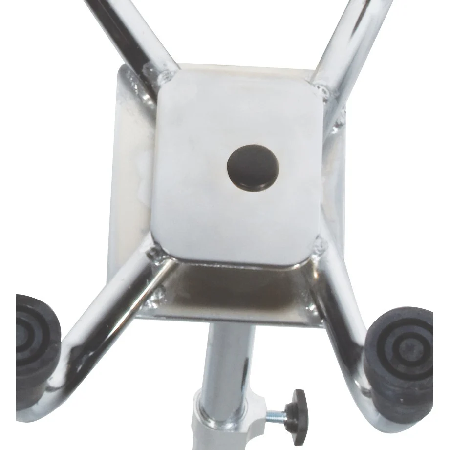 Drive Medical Bariatric Quad Cane, Aluminum / Steel, 30 to 39 Inch, Chrome
