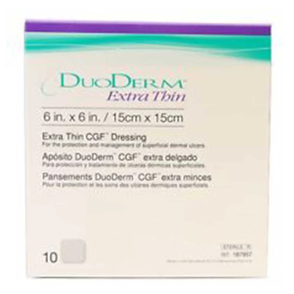 DuoDERM 187957 Extra Thin Dressing, Box of 10