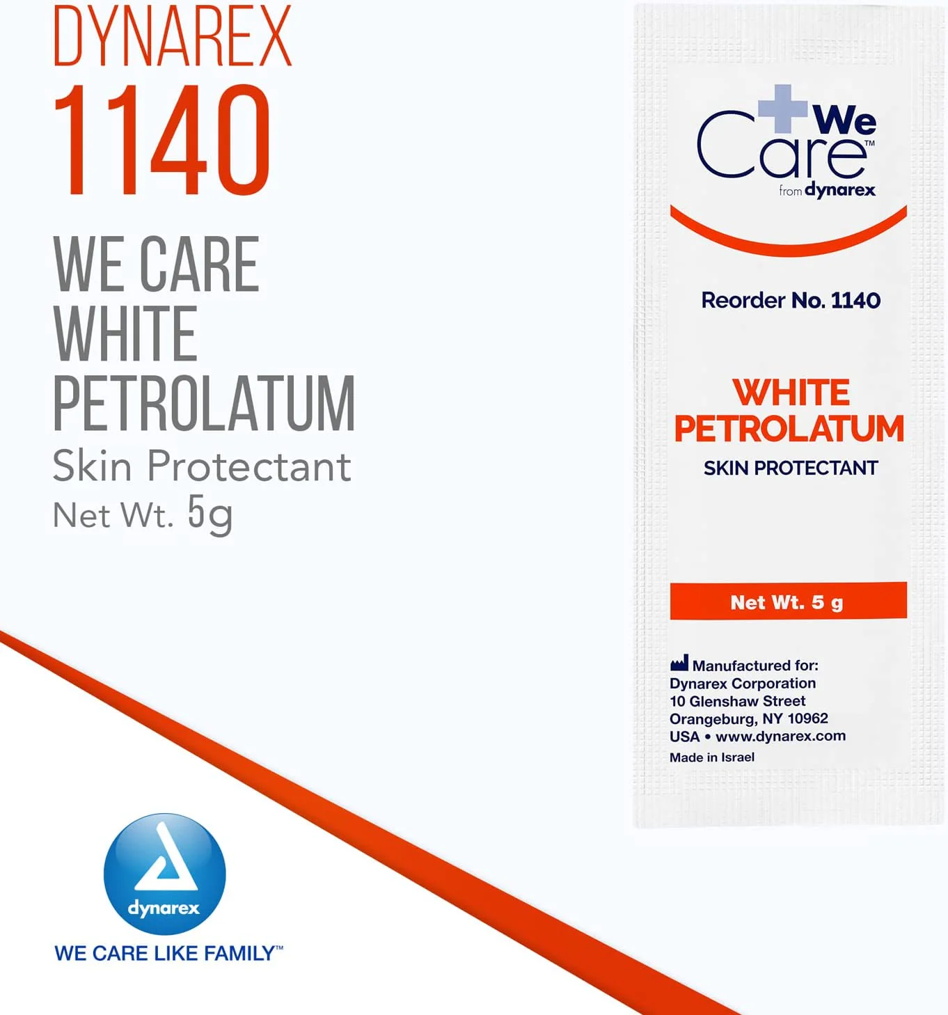 Dynarex 1140 White Petrolatum Box of 144 - Image 2