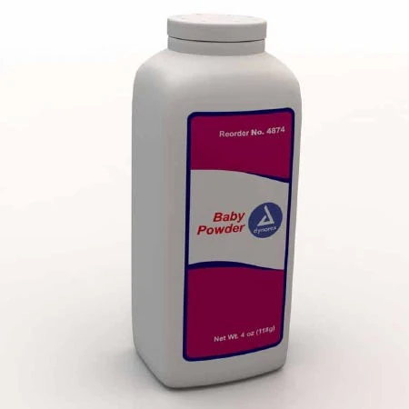 Dynarex Baby Powder, 4-Ounce, Pack of 48