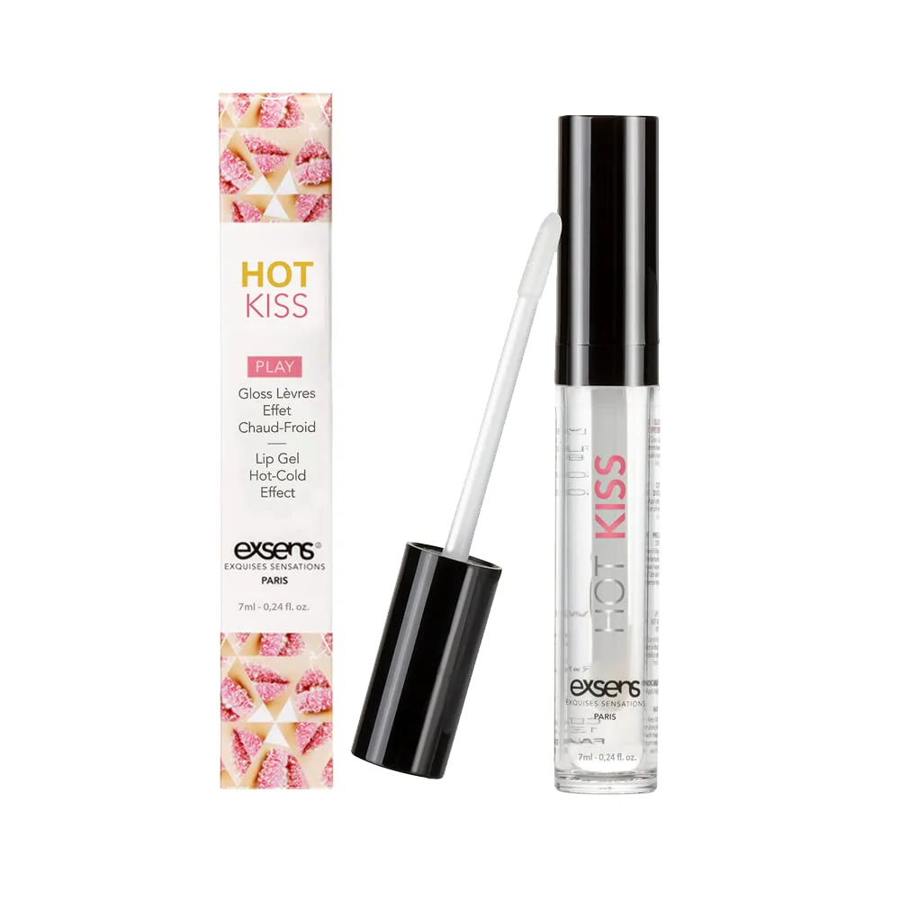 Exsens Hot Kiss Lip Gloss for Couples, Enhance Sensation and Pleasure with Cool Tingling and Warm Buzzing Effect, Vegan and Body Safe, 7 ml (0.24 fl.oz), 1 count - Image 7