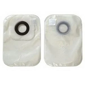 Karaya 5 One-Piece Closed Pouch, 2-1/2" Pre-Cut Convex Skin Barrier, Filter, 9" L, Transparent, Box of 30