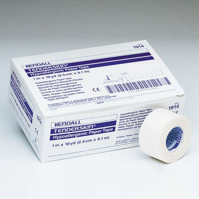 Kendall 1914C Hypoallergenic Paper Tape, Case of 120 - Image 2