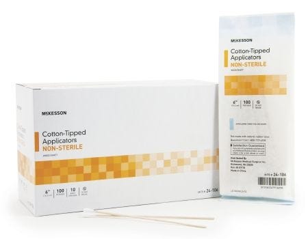Mckesson 24-106 Swabstick Bag of 100 - Image 2