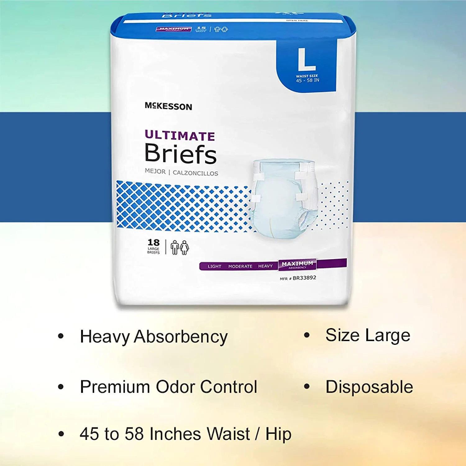 McKesson Adult Incontinence Brief - Image 8