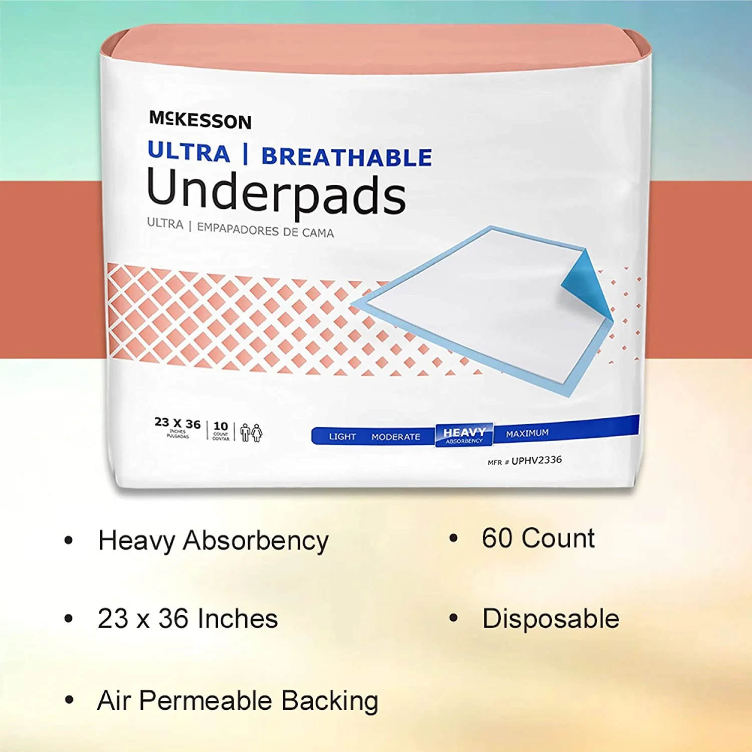 McKesson Ultra Breathable Low Air Loss Underpad - Image 2
