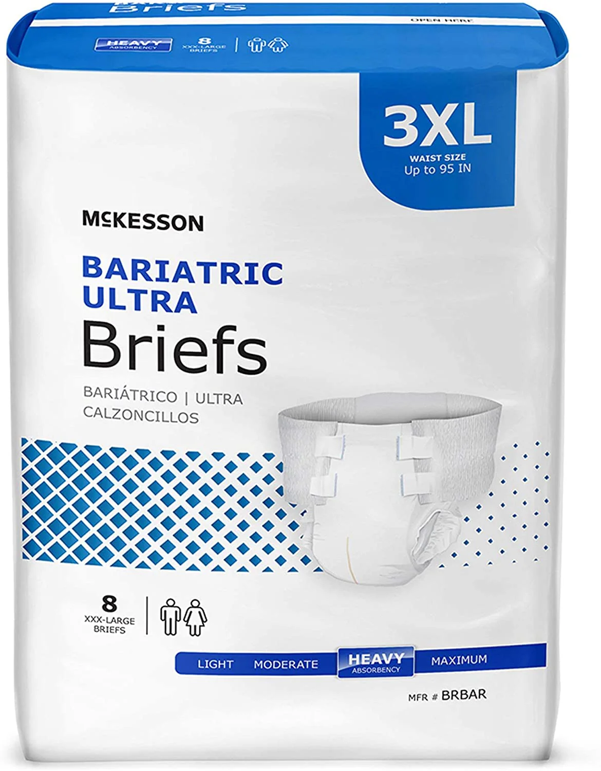 McKesson Ultra Plus Bariatric Brief