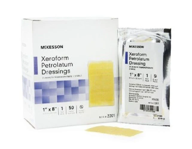 McKesson Xeroform 2201 Petrolatum Dressing, Box of 50 - Image 2