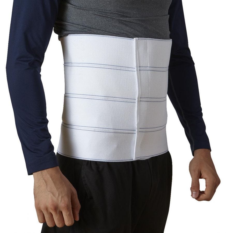 Medline Four-Panel Abdominal Binders: 3X-Large, 1 Count - Image 3