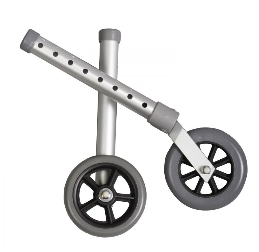 Medline MDS86615W5W Walker Wheel Kit 1 pair