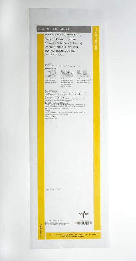 Medline MSC32414 Adhesive Dressing, Box of 15