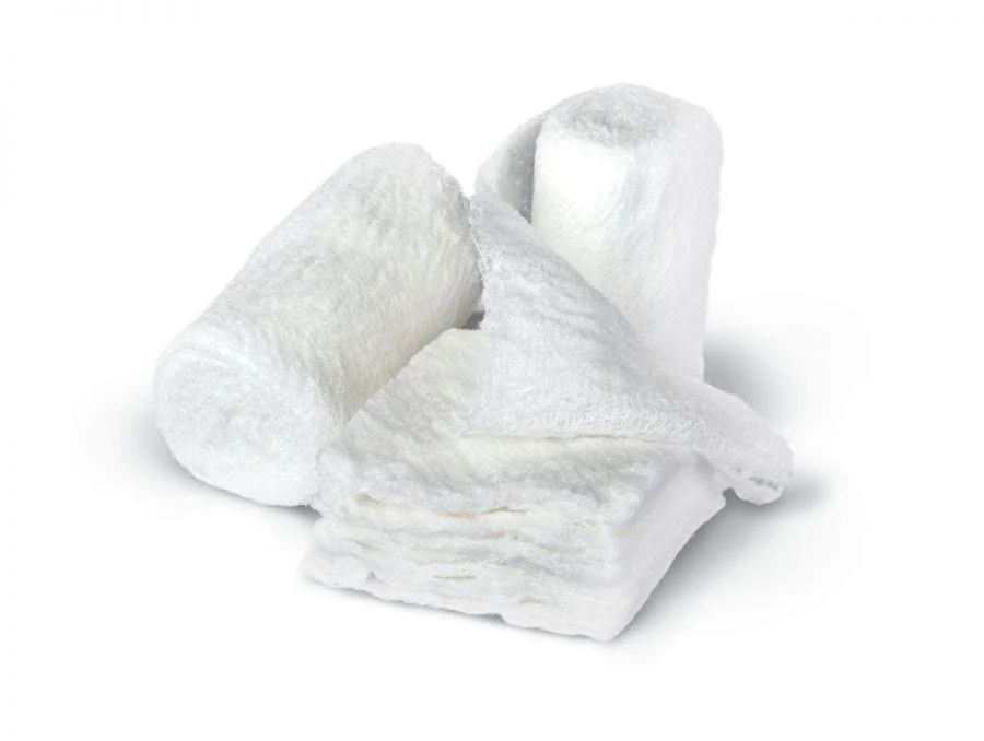 Medline Sterile Bulkee Super Fluff Sponge, 6" X 6.75", Sterile, Pack of 10