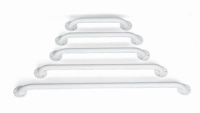 Medline White Enamel Coated 24" Grab Bar Case of 3