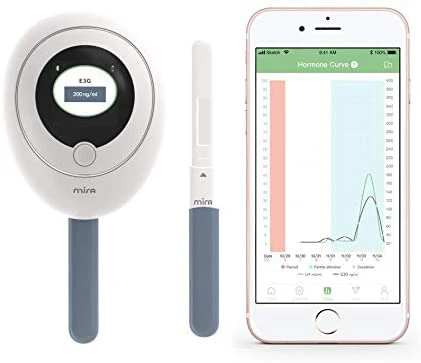 Mira Fertility Plus Tracking Monitor Kit with 10 Estrogen + LH Ovulation Test Wands and Connected App, Patented Smart System Predicts Ovulation with Actual LH and E3G Concentrations - Image 3