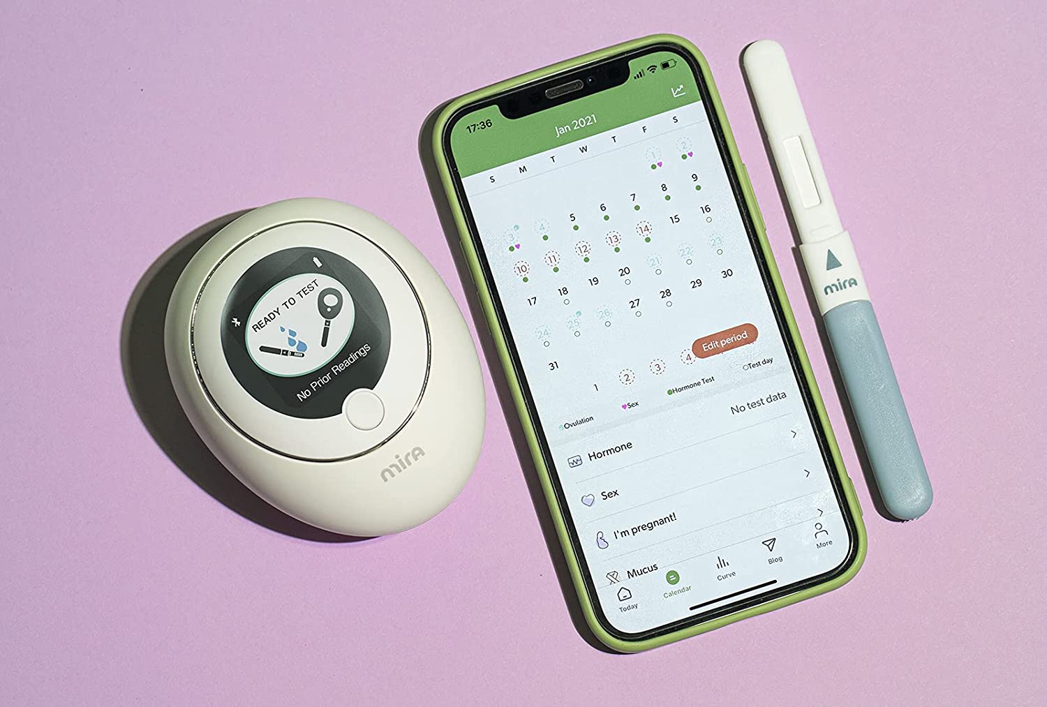 Mira Fertility Plus Tracking Monitor Kit with 10 Estrogen + LH Ovulation Test Wands and Connected App, Patented Smart System Predicts Ovulation with Actual LH and E3G Concentrations - Image 8