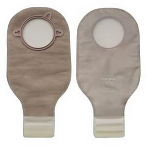 New Image 2-Piece Drainable Ostomy Pouch - 1-Sided Comfort Panel, Precut, Lock 'n Roll, 12" L, 2-3/4", Transparent, Box of 10