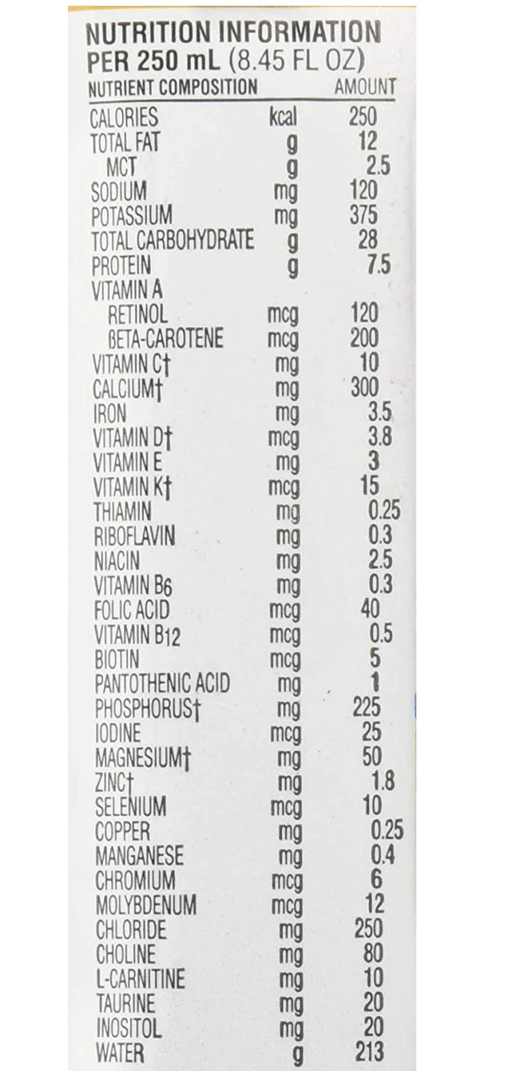 Nutren Junior Pediatric Oral Supplement/Tube Feeding Formula: 24 Count, 250 Calories, 250 ml, Tetra Prisma, Vanilla Flavor - Image 3