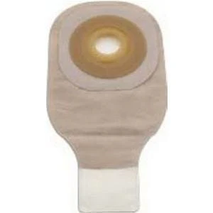 Premier One-Piece Drainable Ostomy Pouch - Convex Flextend Barrier, Clamp Closure, 12" L, 3/4", Transparent, Box of 5 - Image 2