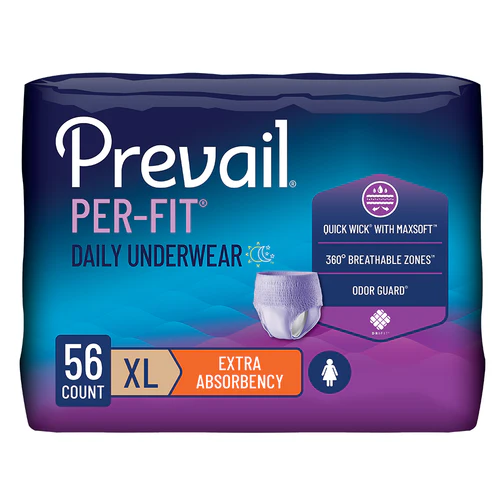 Prevail Per-Fit Incontinence Protective Underwear for Women, Extra Absorbency, Pull On with Tear Away Seams - Image 6