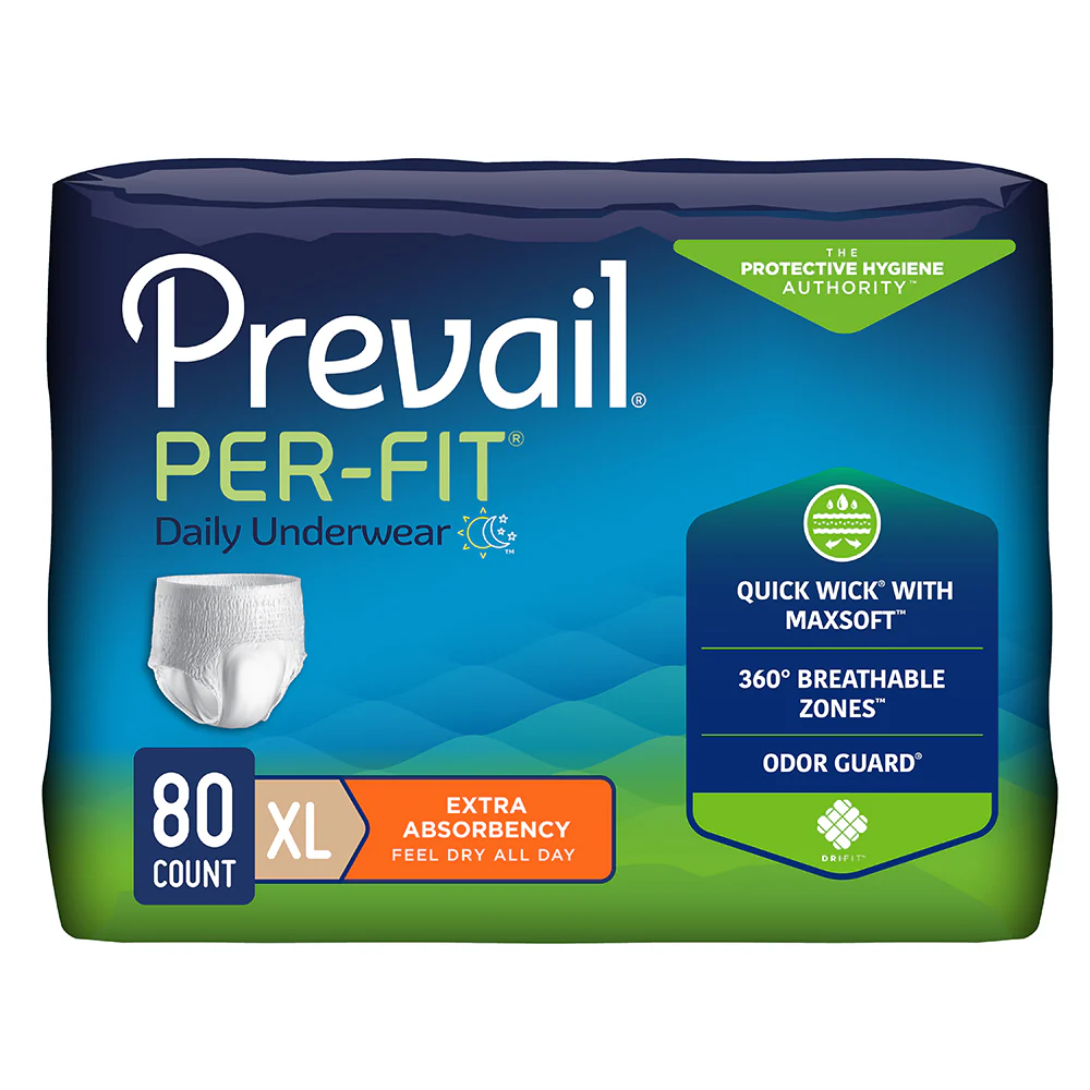 Prevail Per-Fit Unisex Daily Underwear, Extra Absorbency, Pull On with Tear Away Seams - Image 14