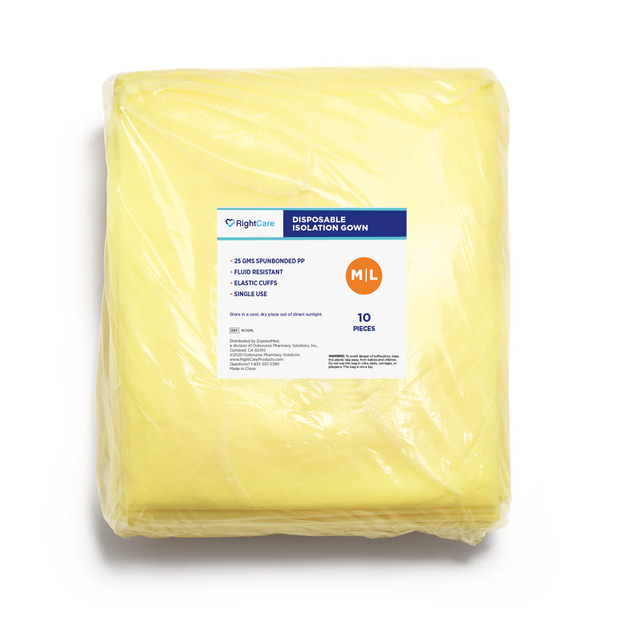 RightCare Disposable Isolation Gown, 25gsm - Image 8